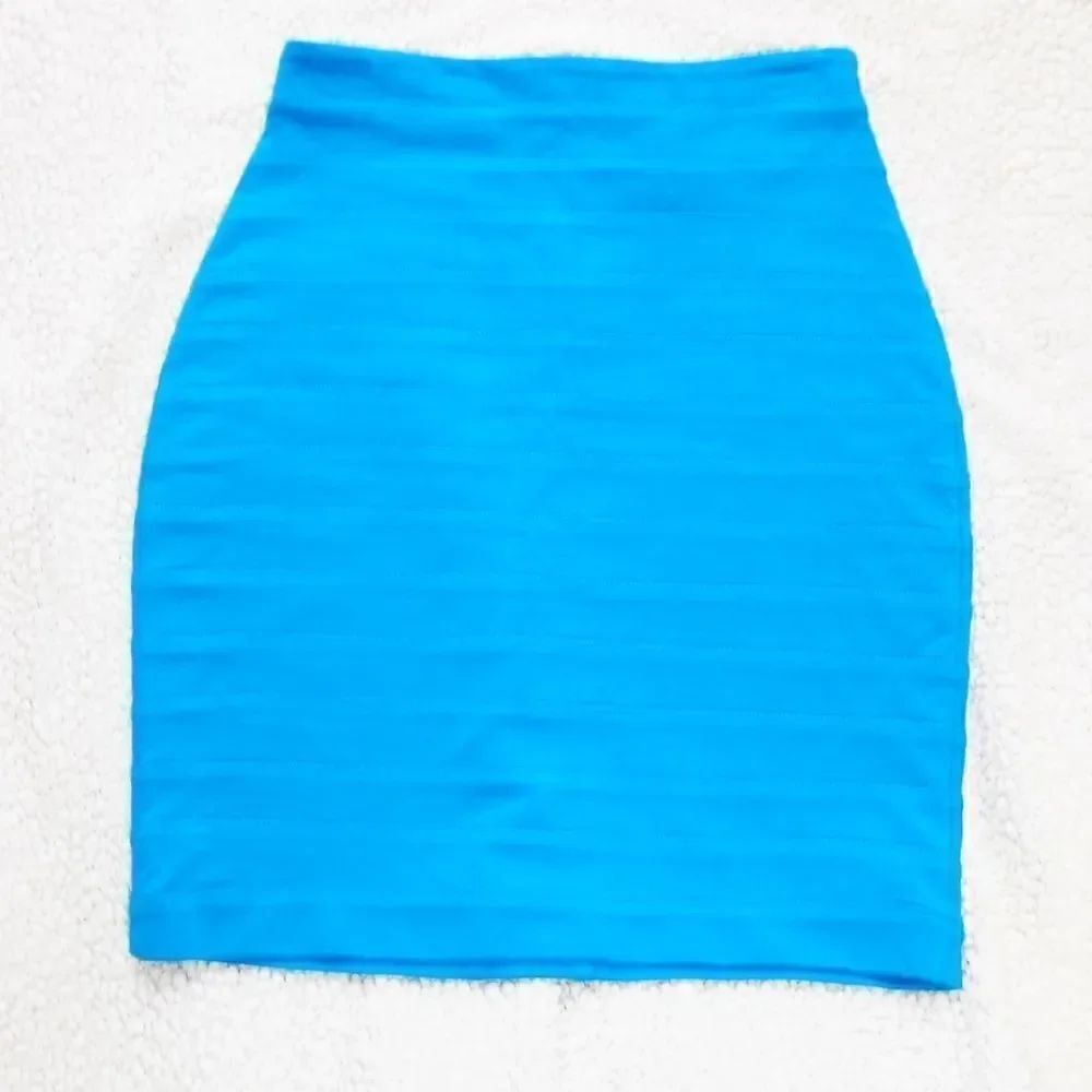 Express Swiss blue mini skirt NWT